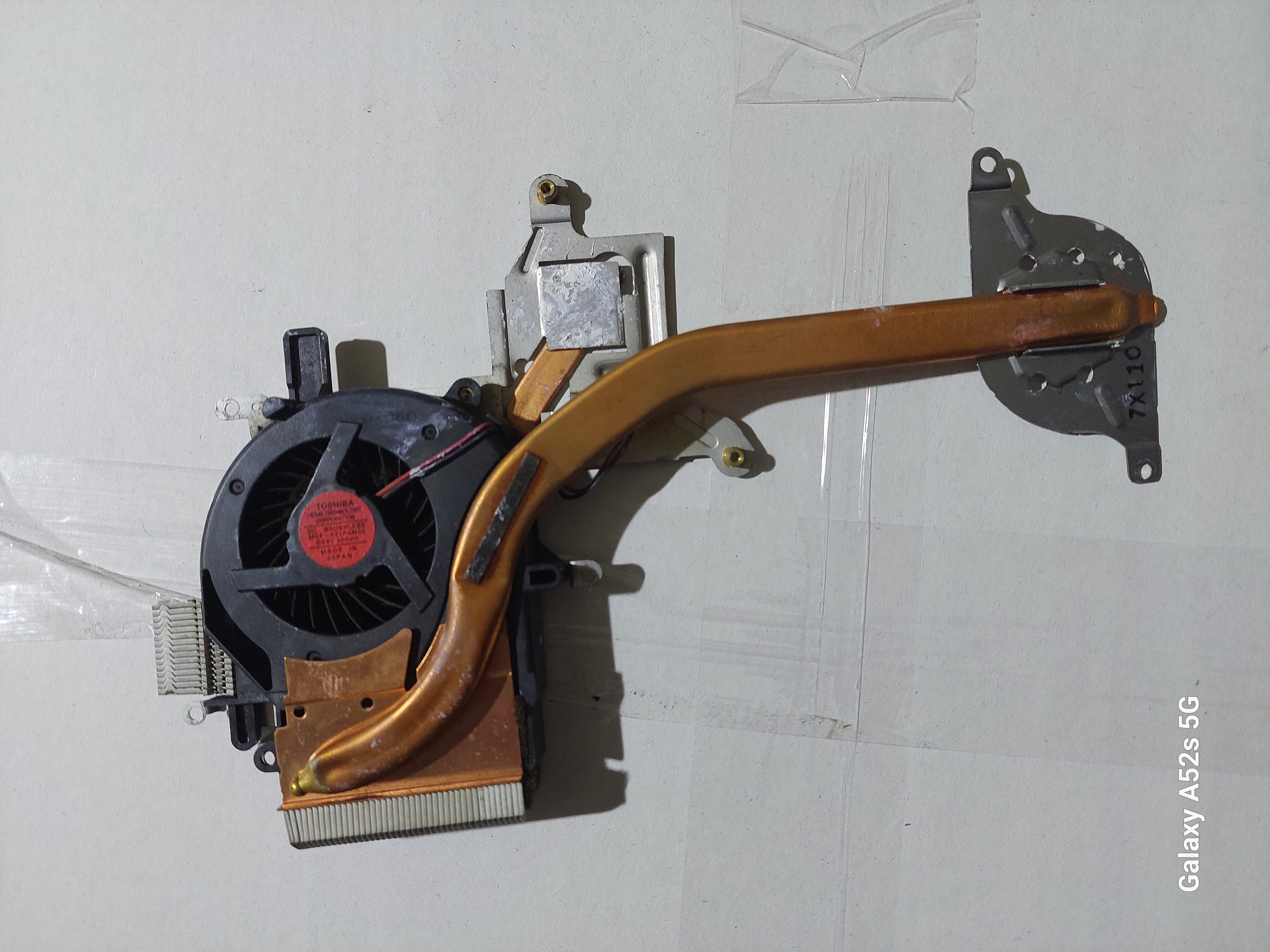 Sony VAIO VGN-SZ SZ640-SZ791 VGN-SZ71XN/C VGN-SZ  ﻿﻿cpu fan ve bakırları ASSY MCF-523PAM05 183